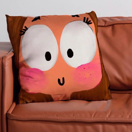 Cute Face Cushion Cover