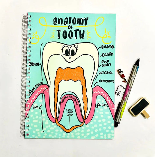 Anatomy of Tooth notebook