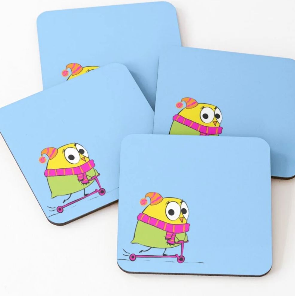 Little Birdy Tea Coaster