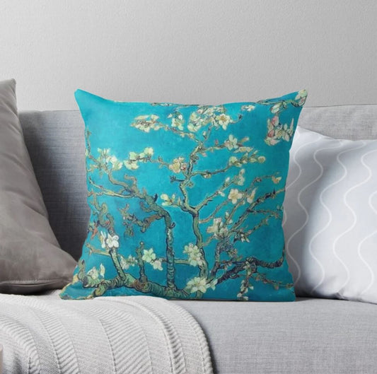 Van Gogh's Cherry Blossom Cushion Cover