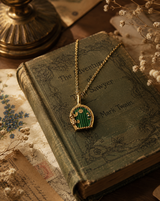 Hobbit door necklace