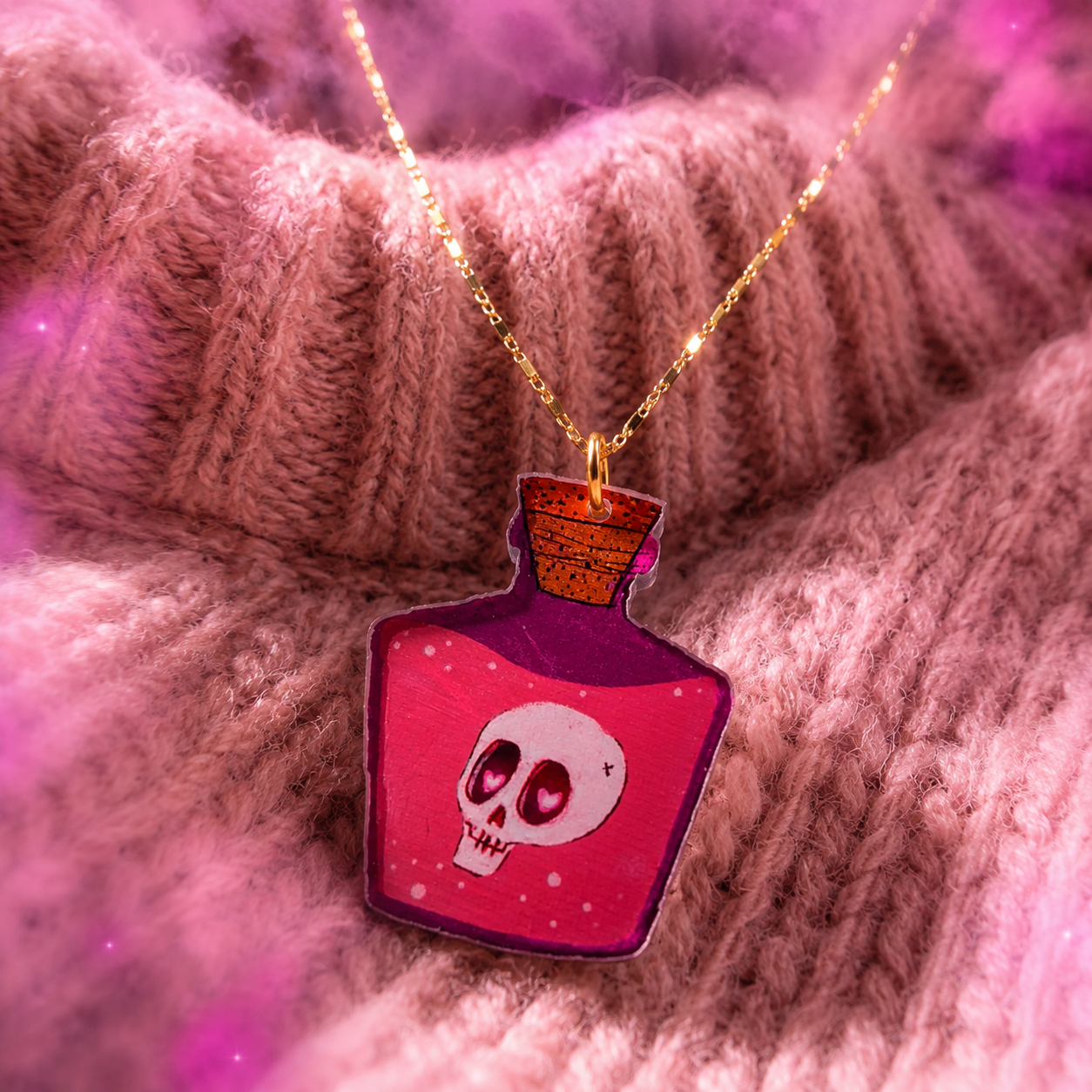 Skull locket