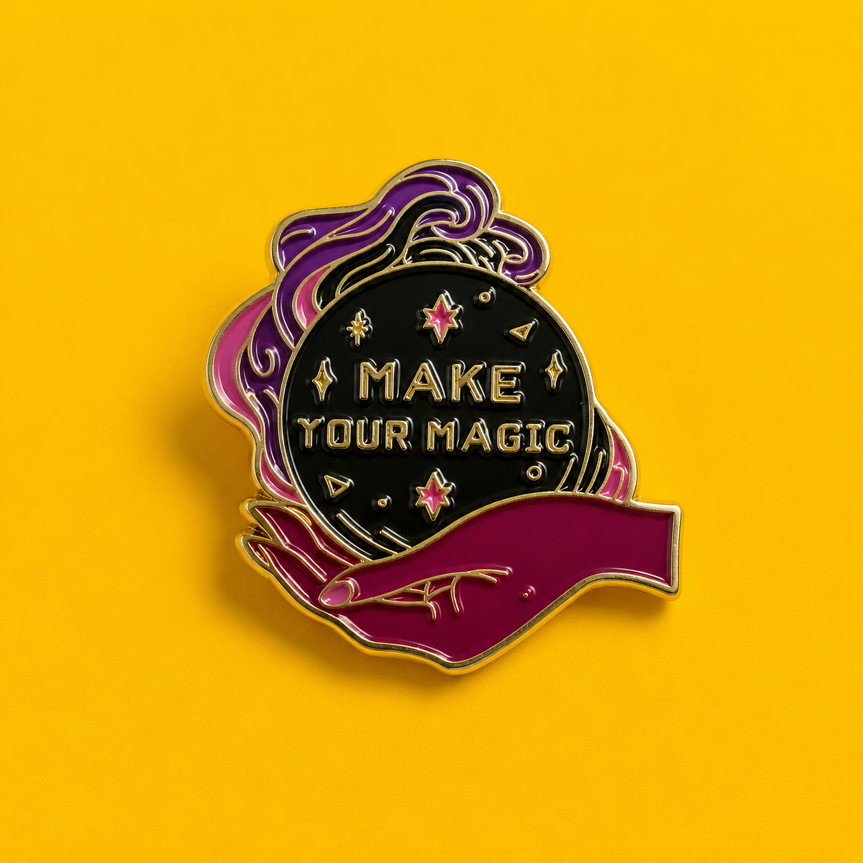 Make Your Magic Crystal Ball Enamel Pin