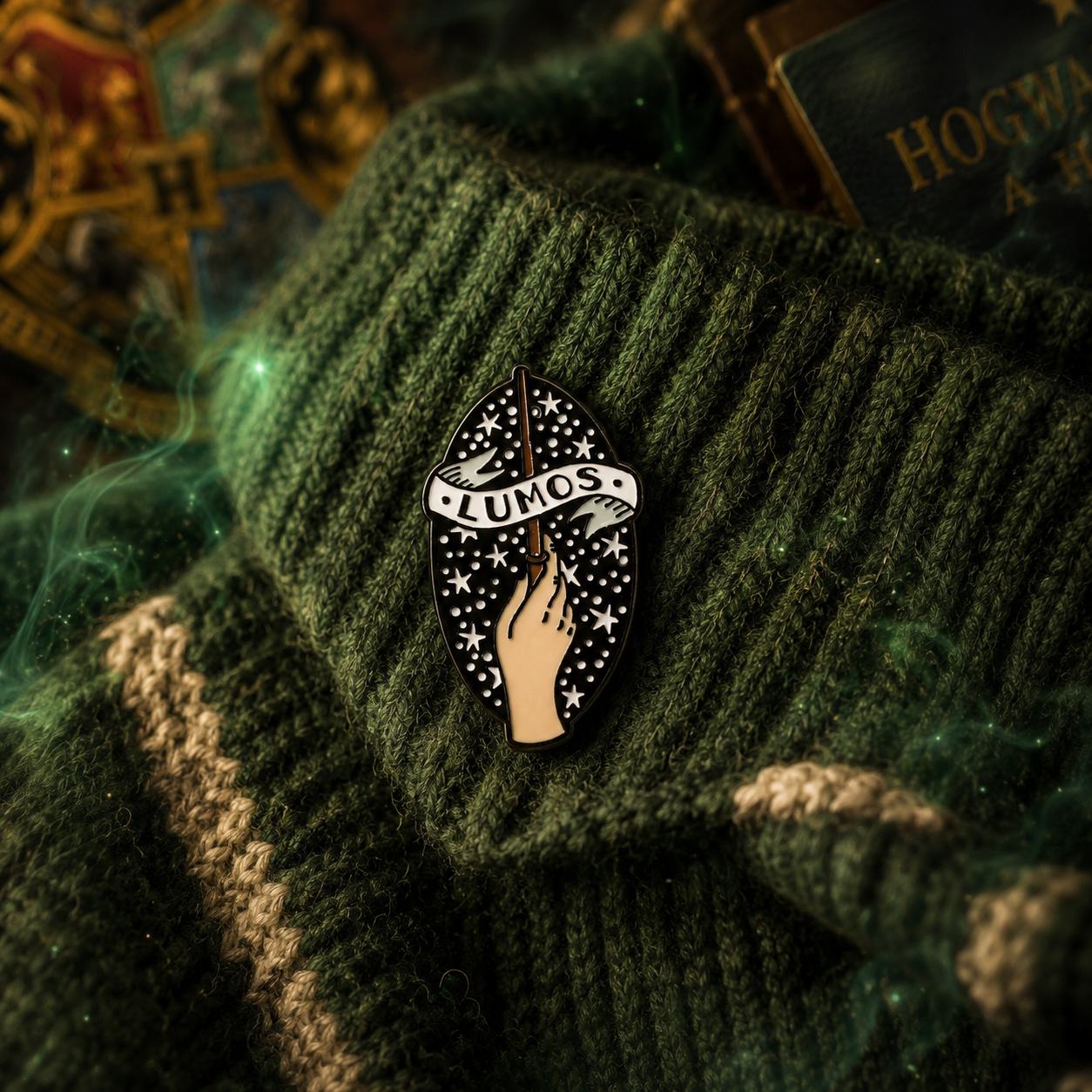 Harry Potter Lumos Wand Enamel Pin