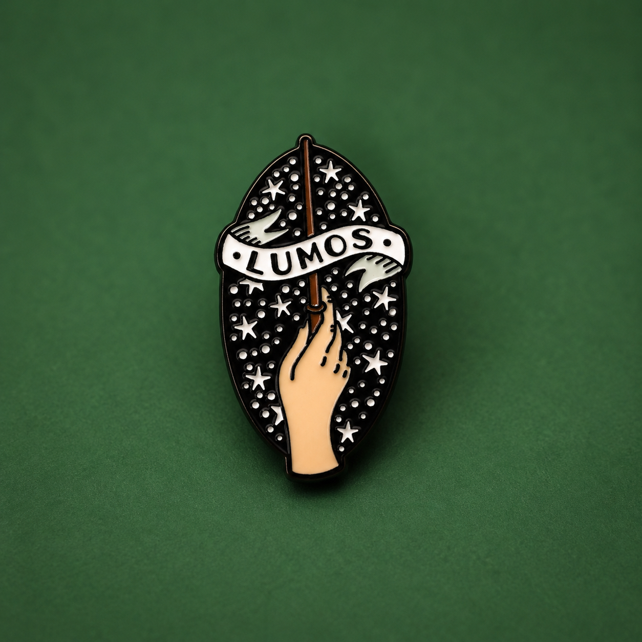 Harry Potter Lumos Wand Enamel Pin
