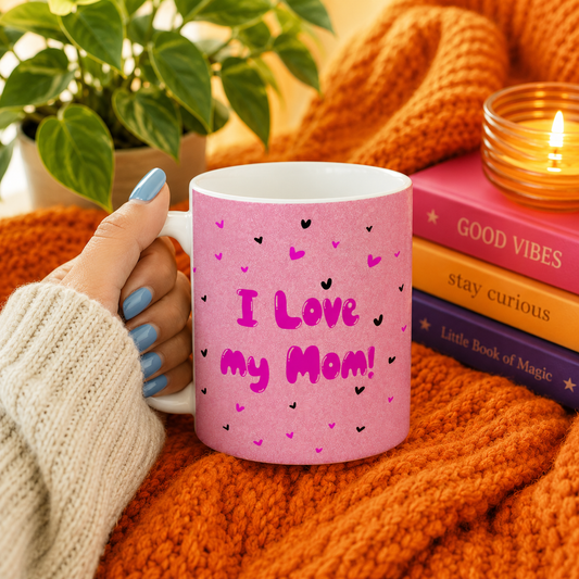 I love my mom mug