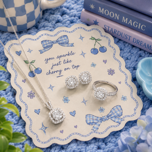 Silver bling set
