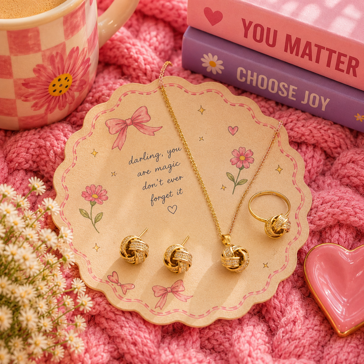 Golden bling set