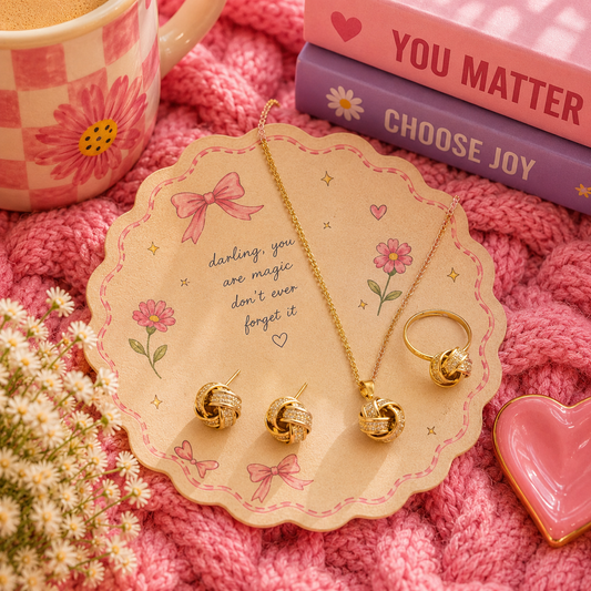 Golden bling set
