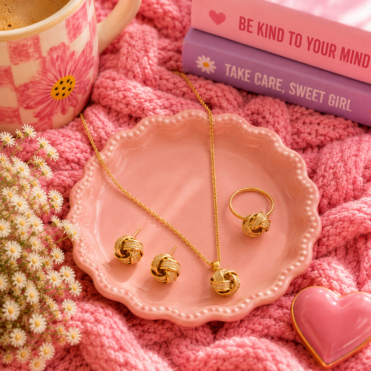 Golden bling set