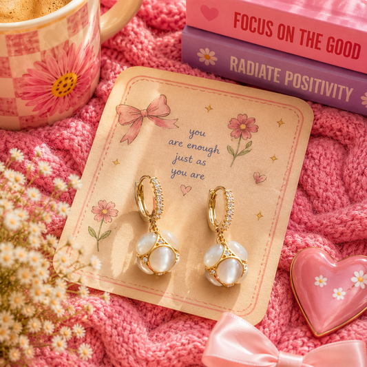 Golden Opal earrings