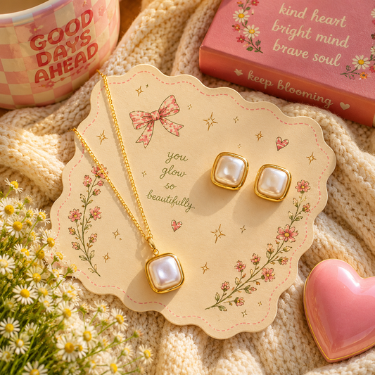 Pearl stone set