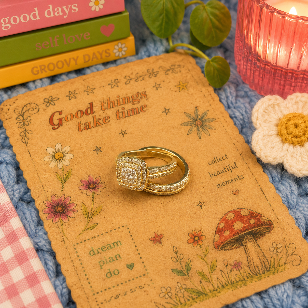 Dreamy bling ring set