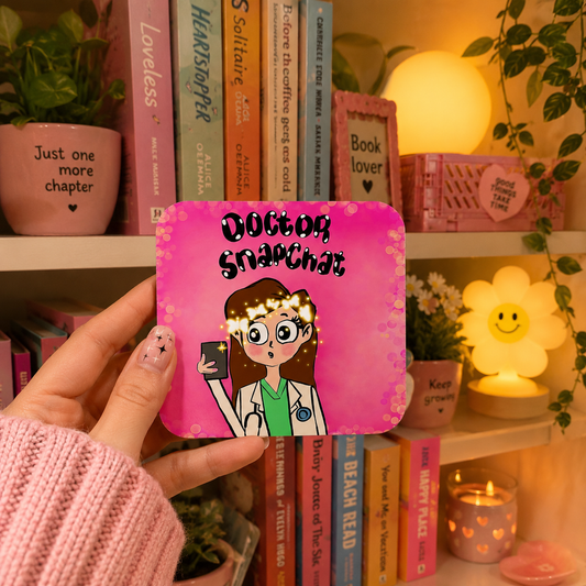 Doctor snapchat Tea Coaster