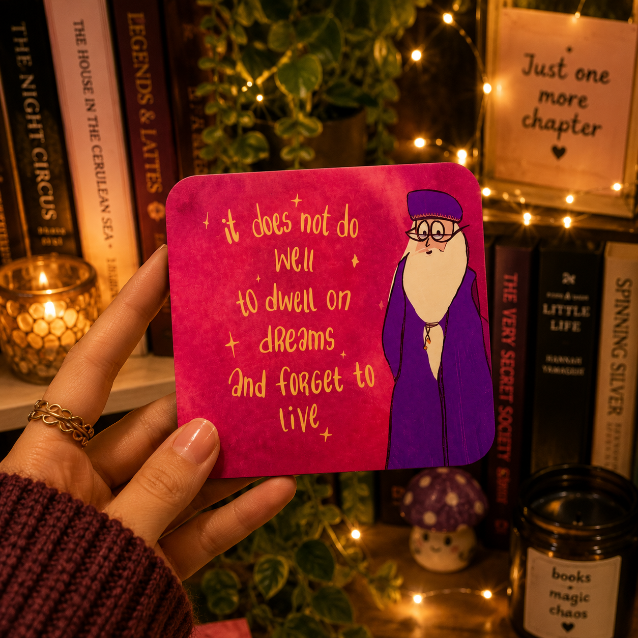 Dumbledore Tea Coaster