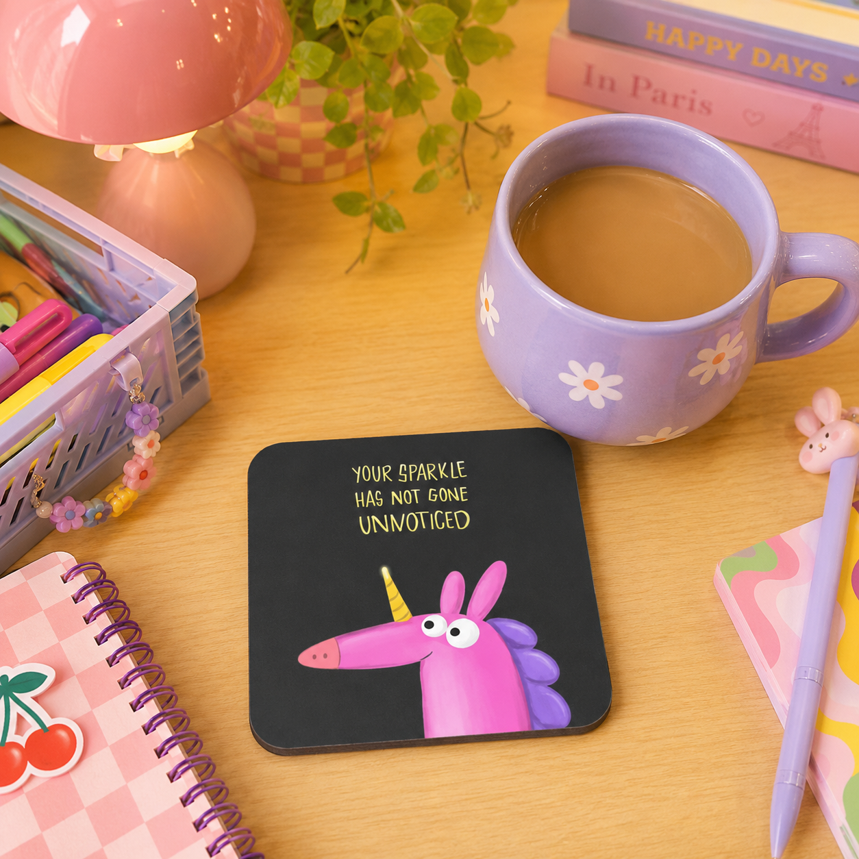 Unicorn Tea Coaster