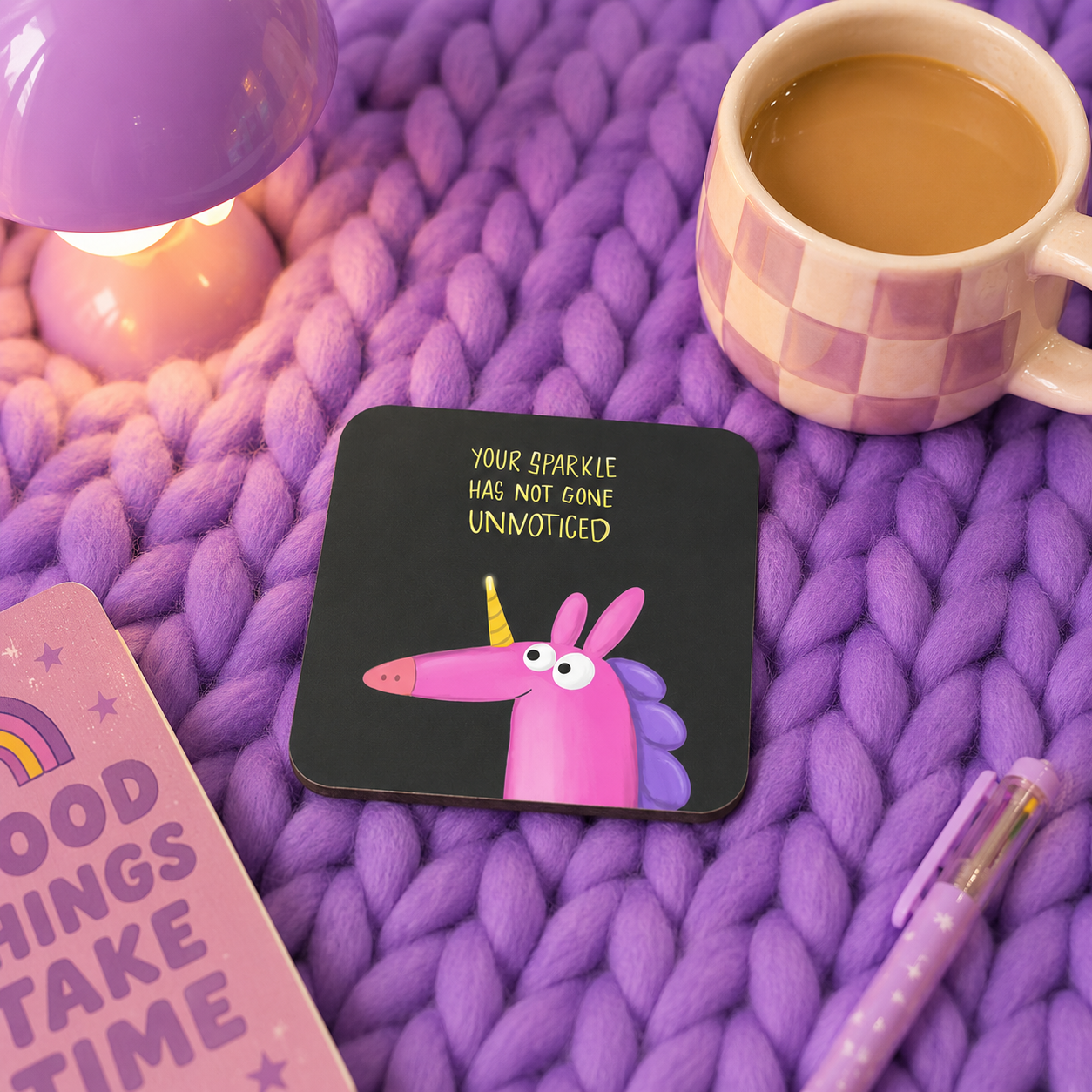 Unicorn Tea Coaster