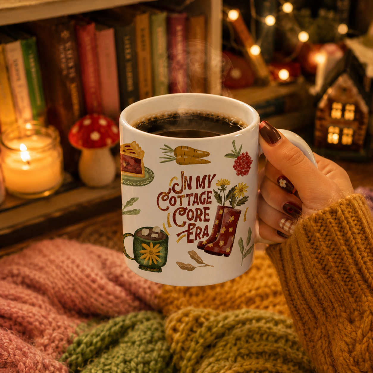 Cottage core mug