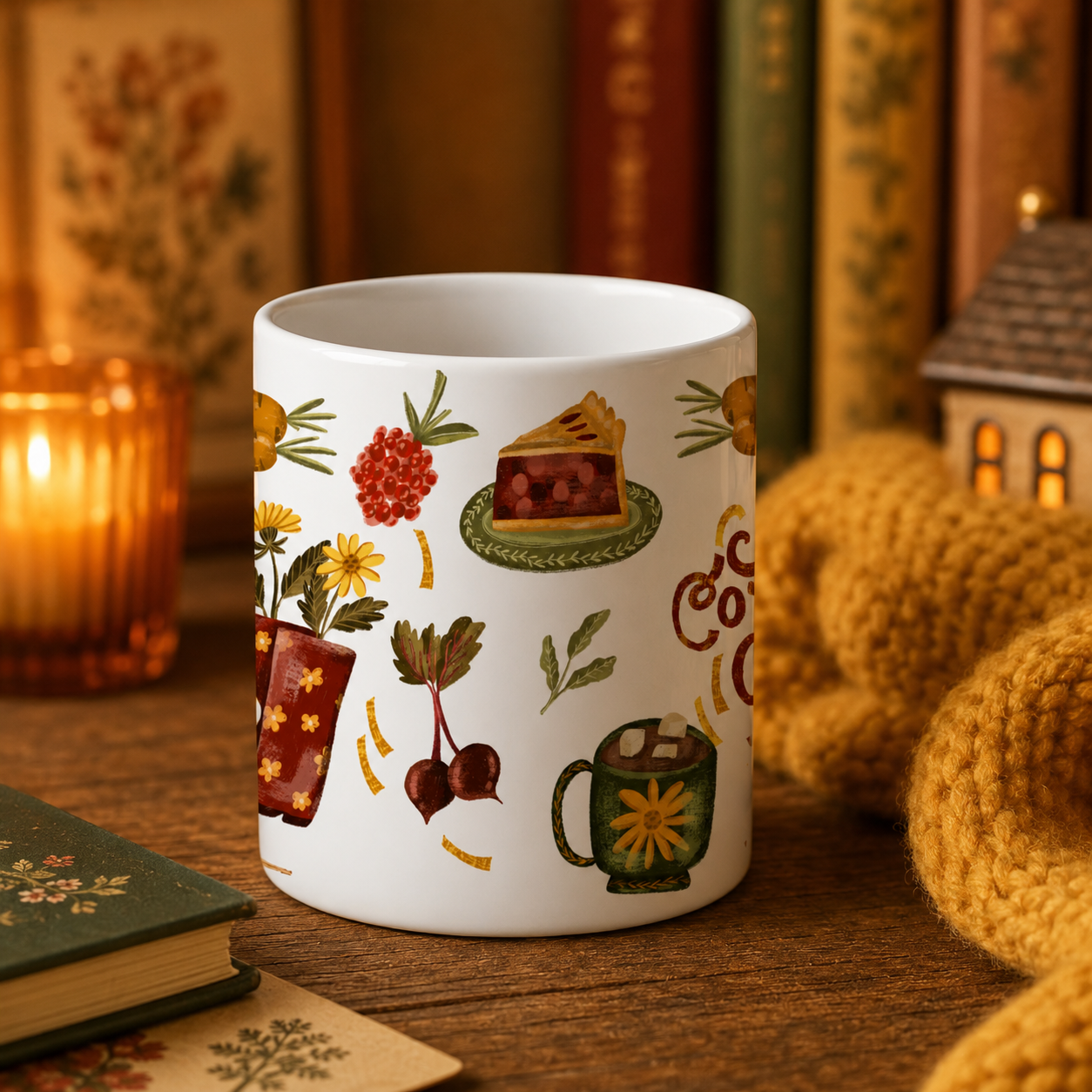 Cottage core mug