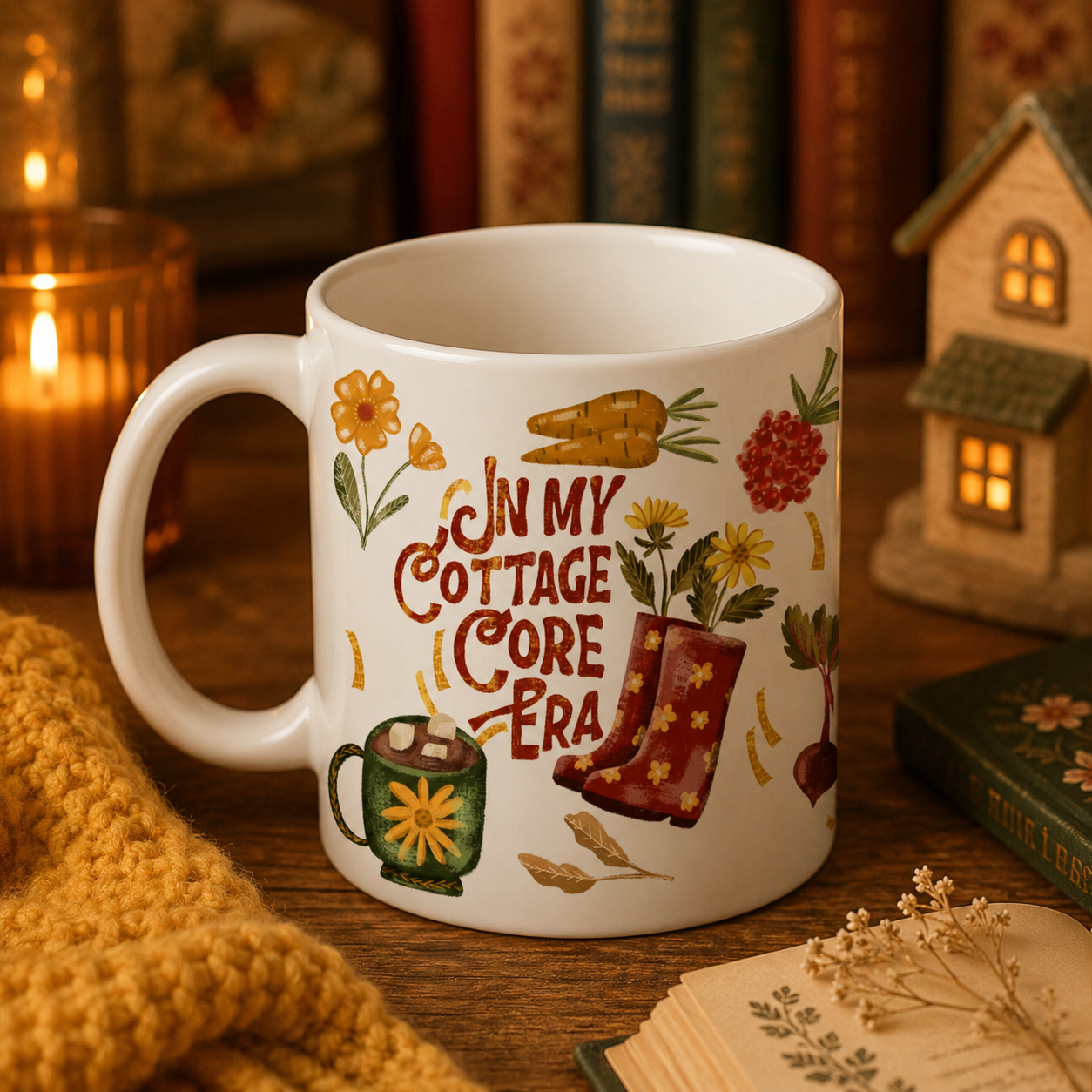 Cottage core mug