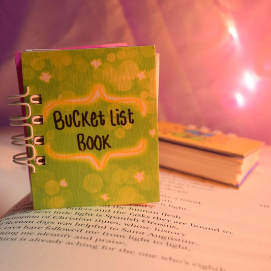 Bucket list miniature notebook