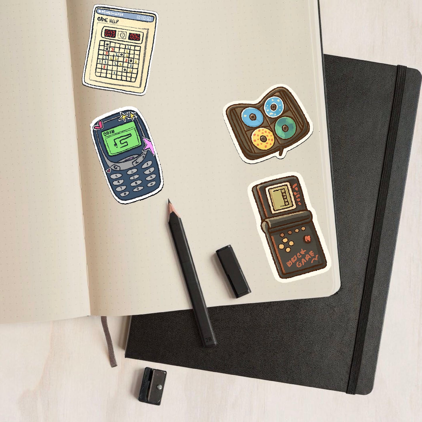 Millennial sticker pack of 15