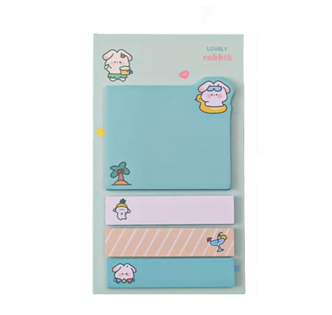 Cute animal sticky note set