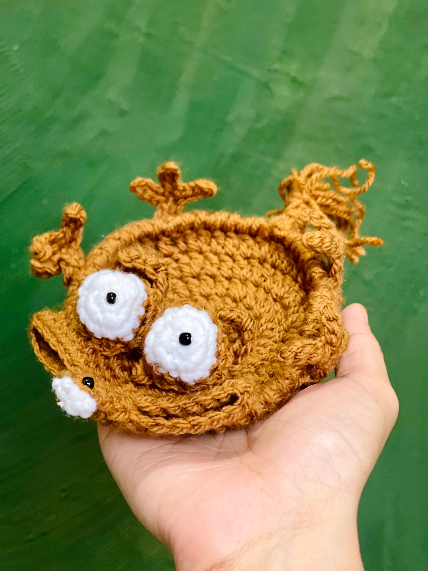 Crochet Squirrel Coaster