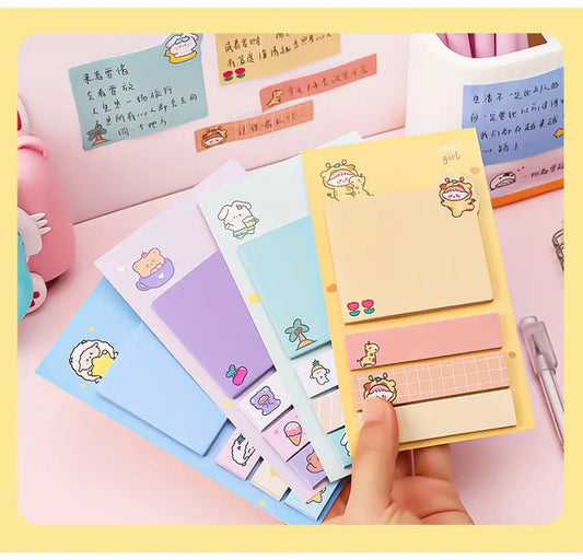 Cute animal sticky note set