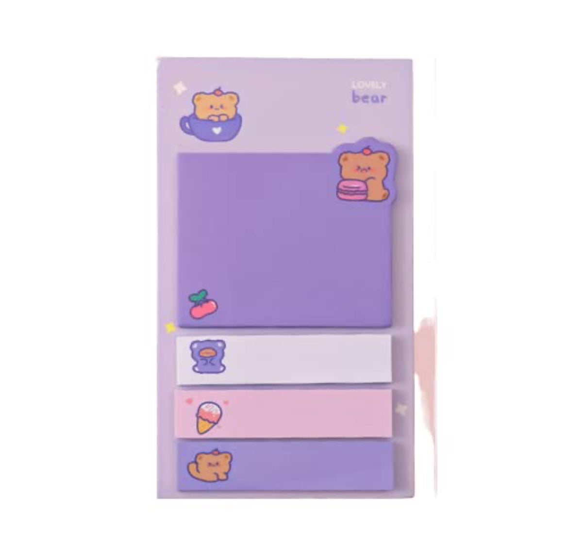 Cute animal sticky note set