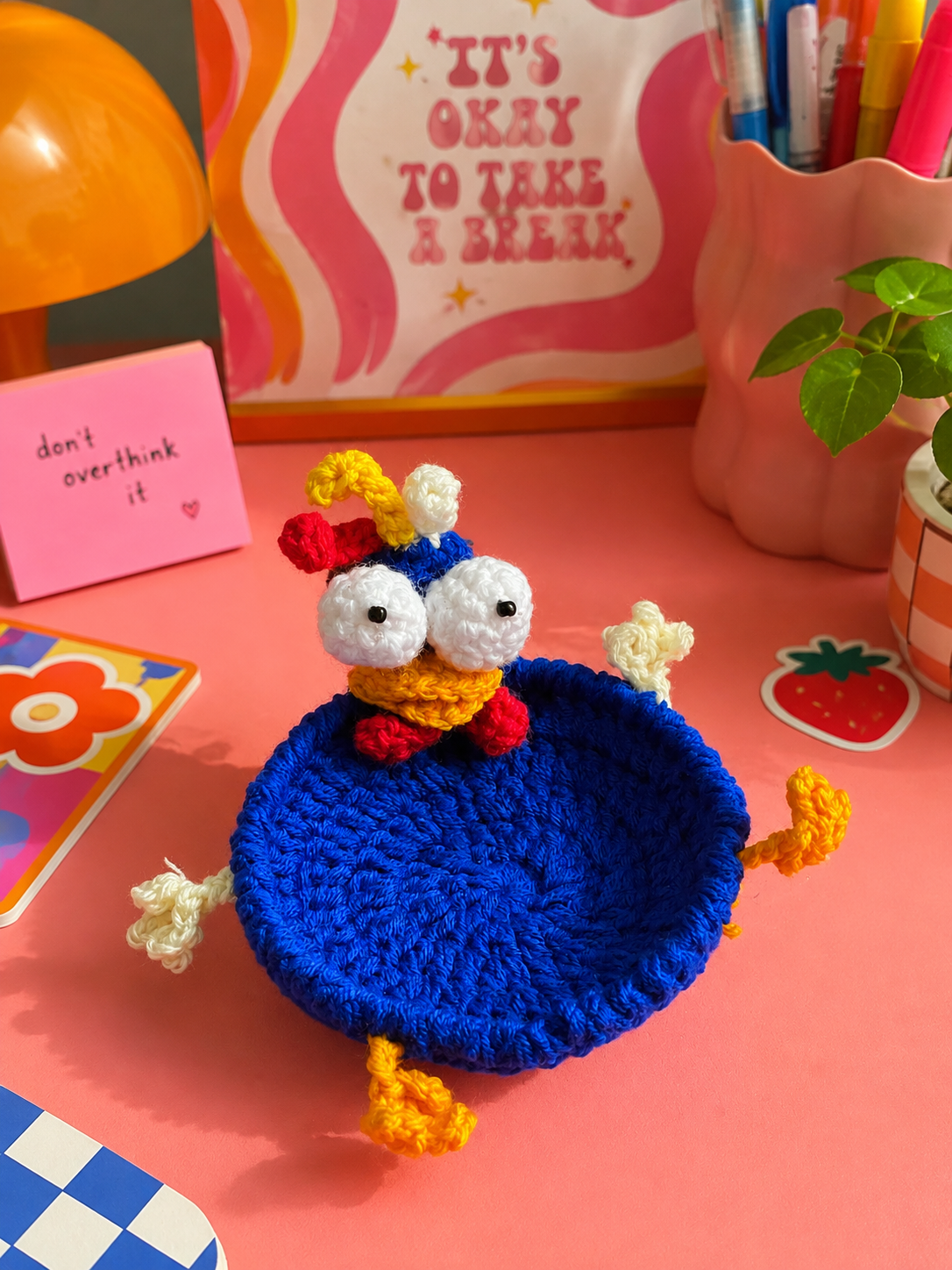 Crochet Chicken Coaster