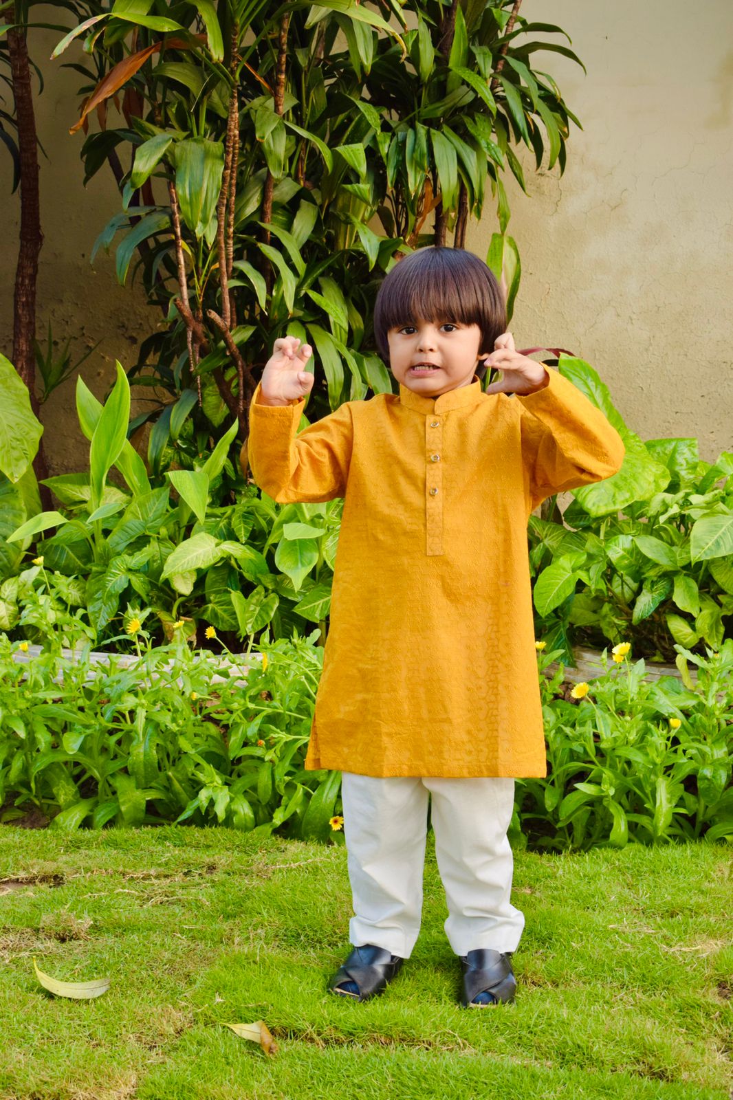 Mustard Kurta