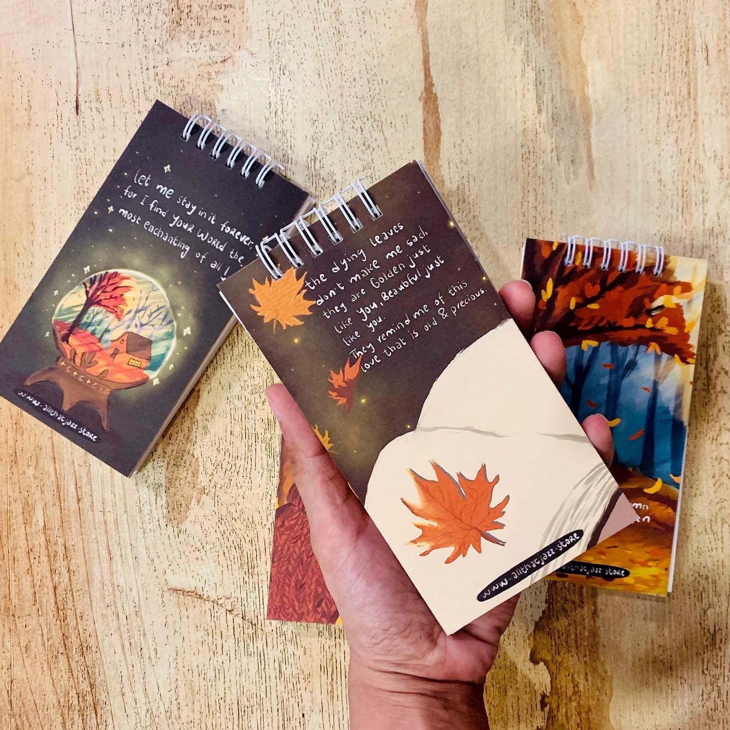 Autumn notepad set