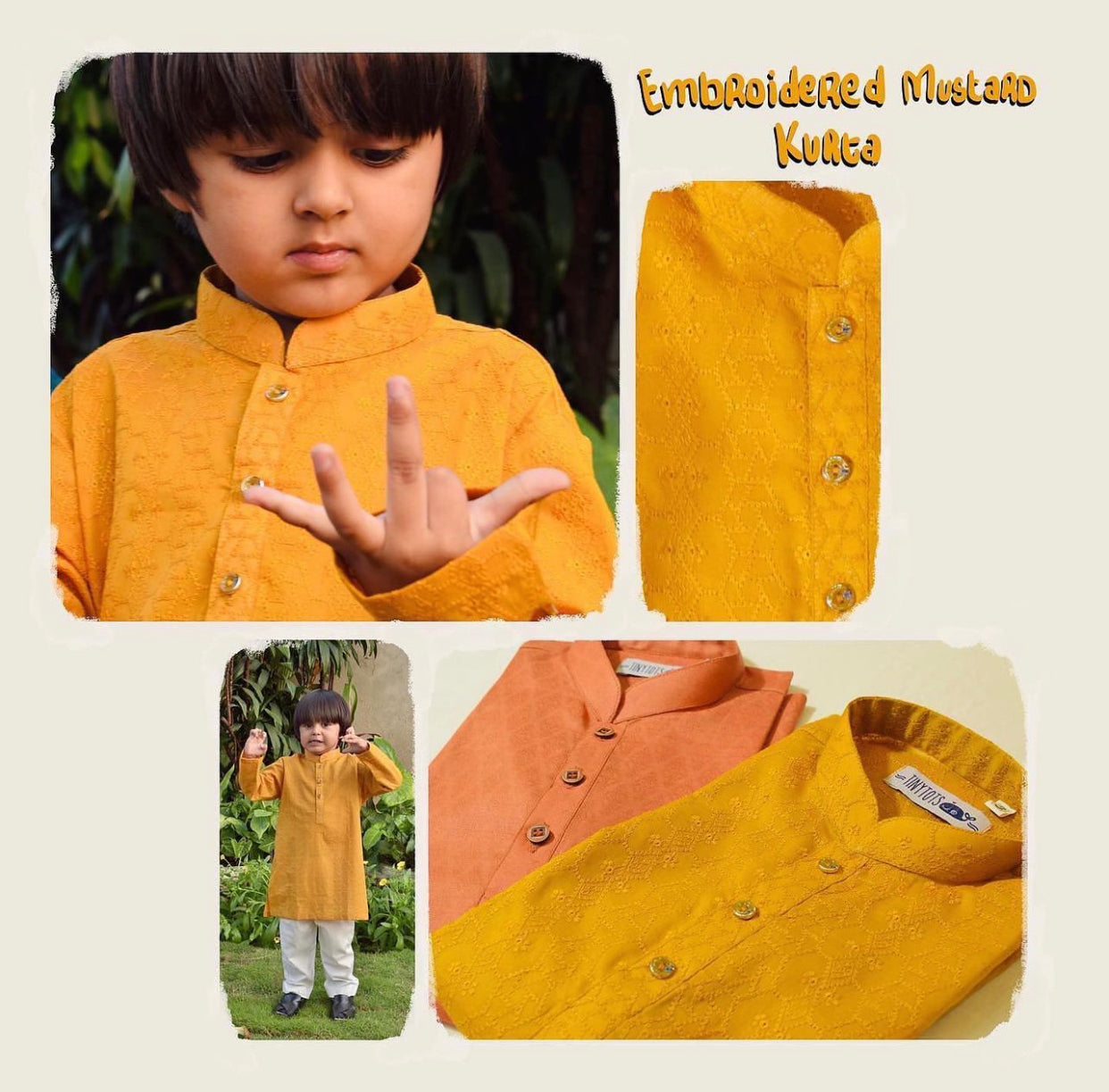 Mustard Kurta