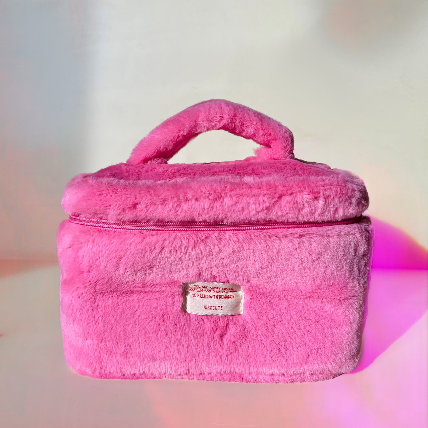 Pretty Pink fur bag