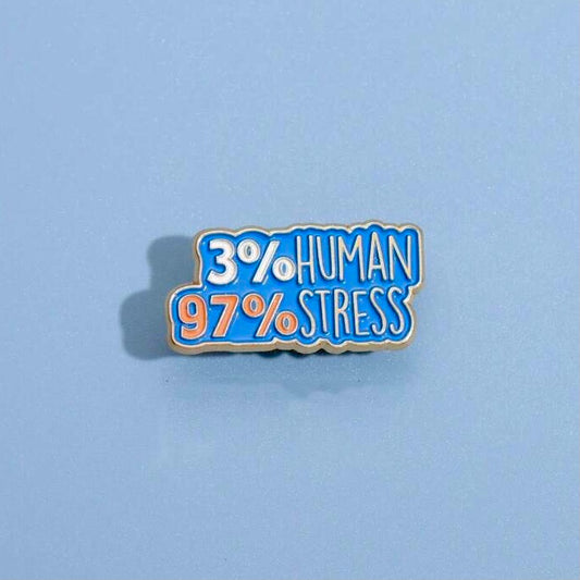 3 percent human enamel pin