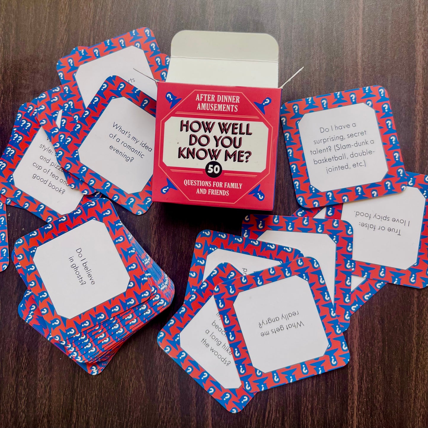 How well do you know me game