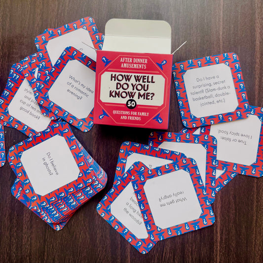 How well do you know me game