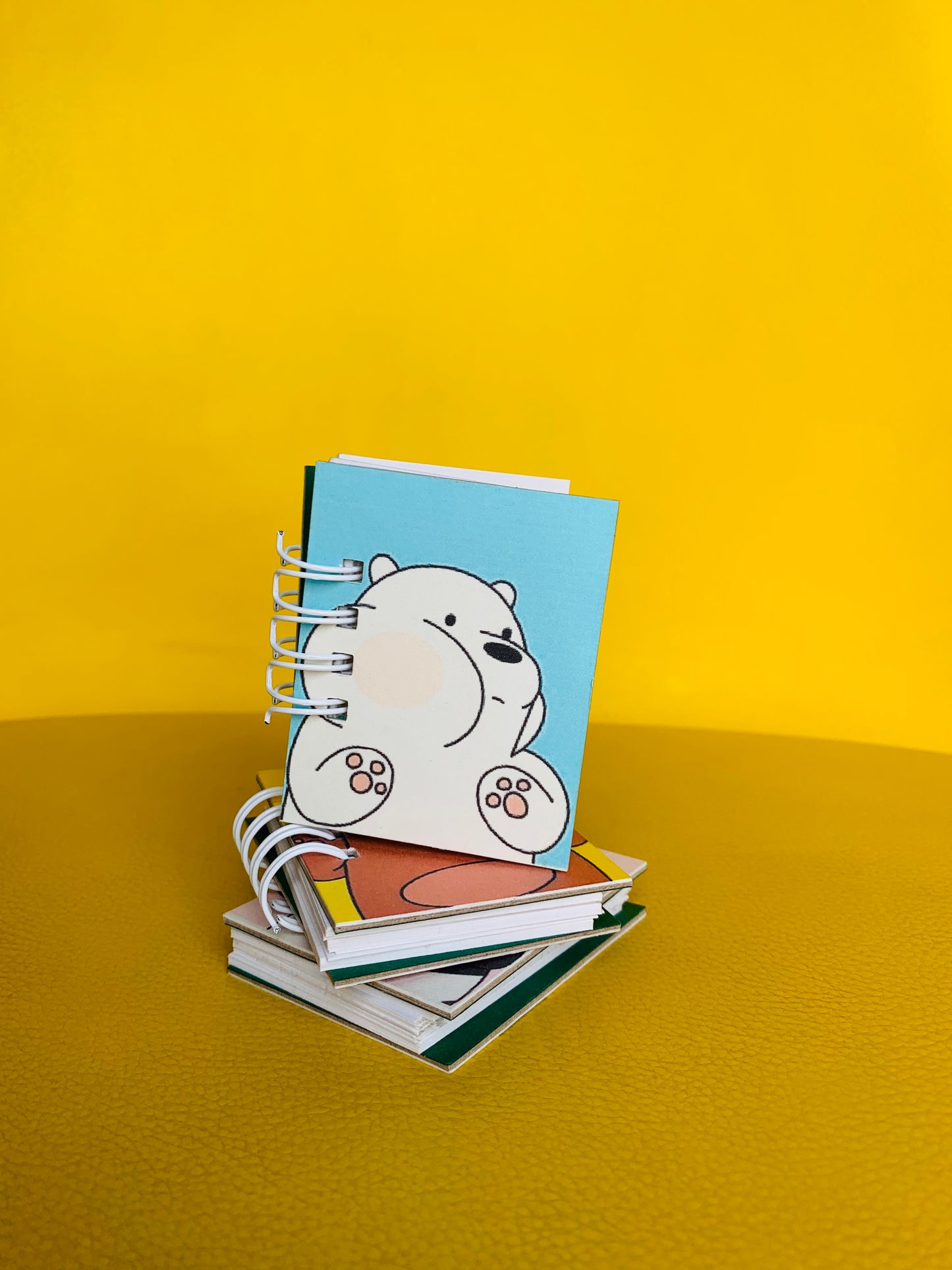 Snow bear miniature notebook