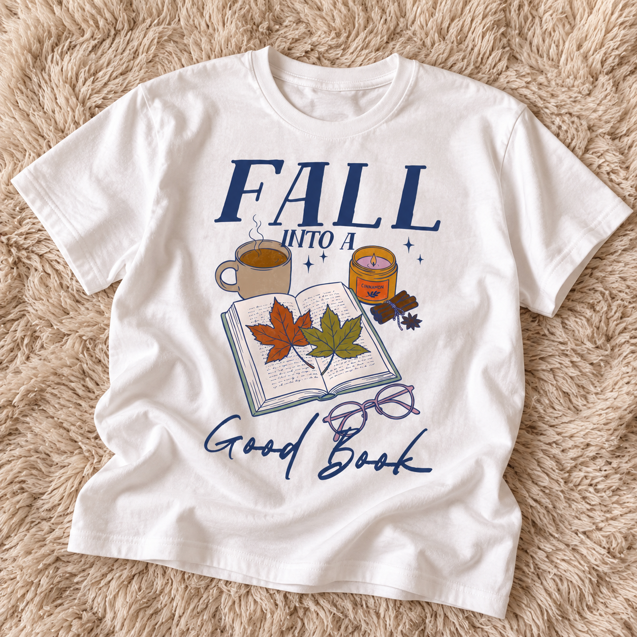 Fall into a good book Tshirt