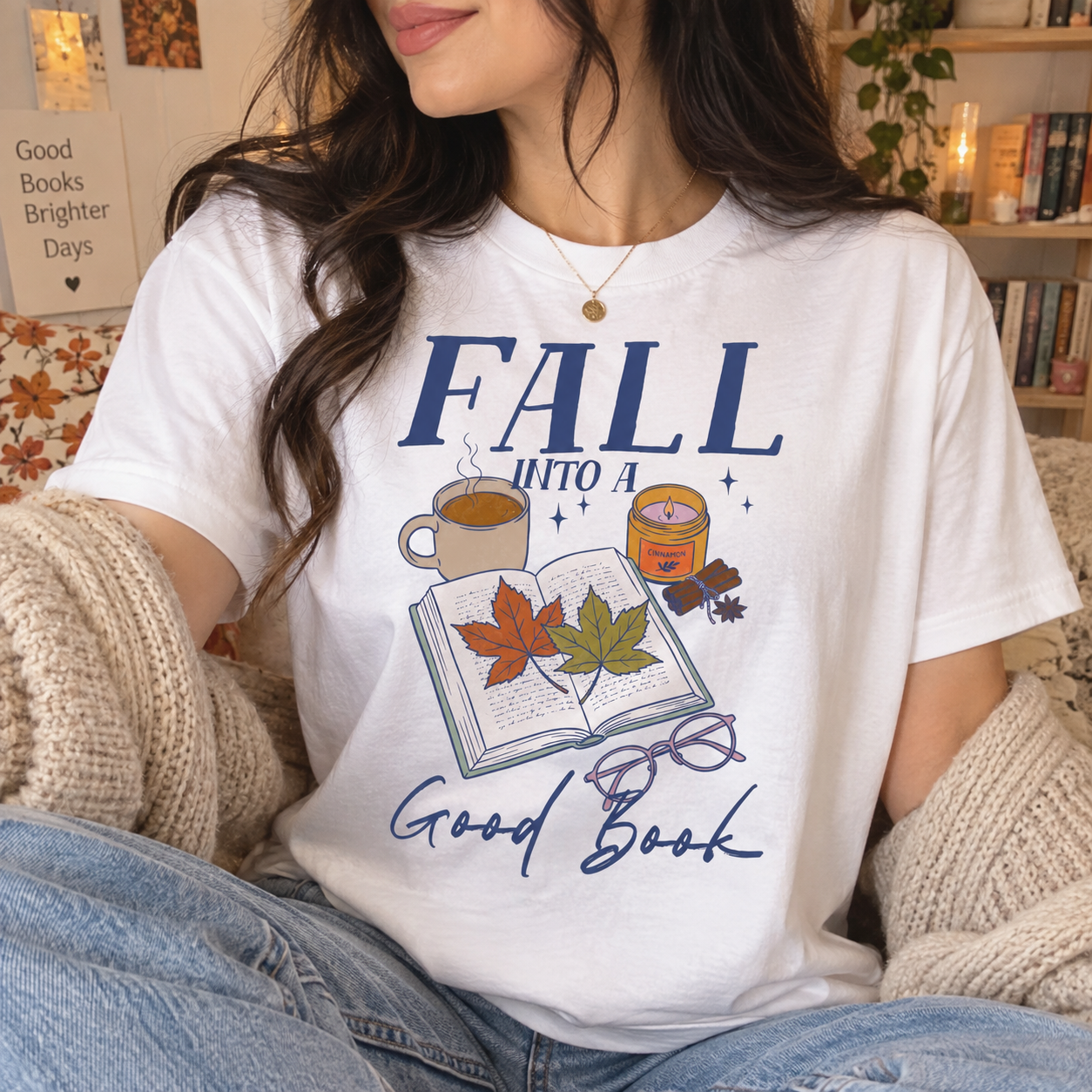 Fall into a good book Tshirt