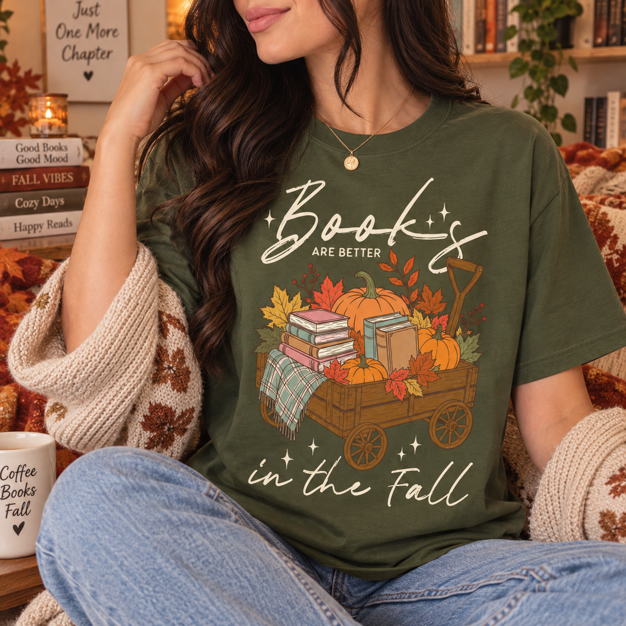 Books Are Better in the Fall T-Shirt