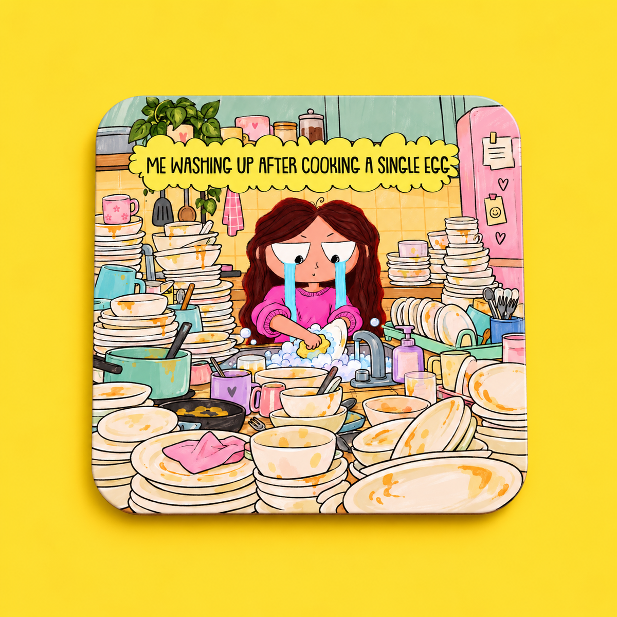 Messy Me coaster