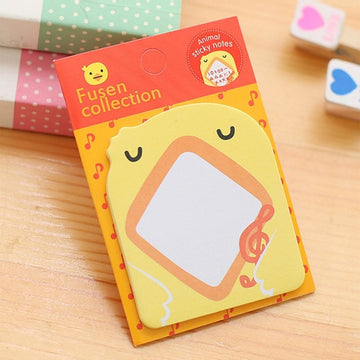 cute animal sticky notes