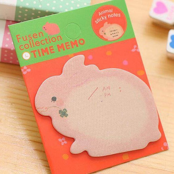 cute animal sticky notes