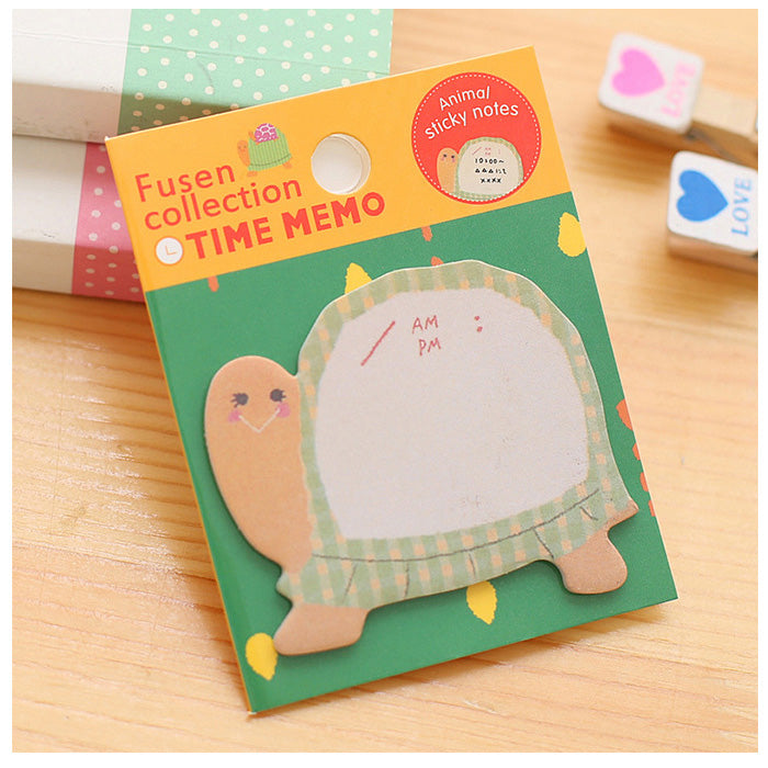 cute animal sticky notes