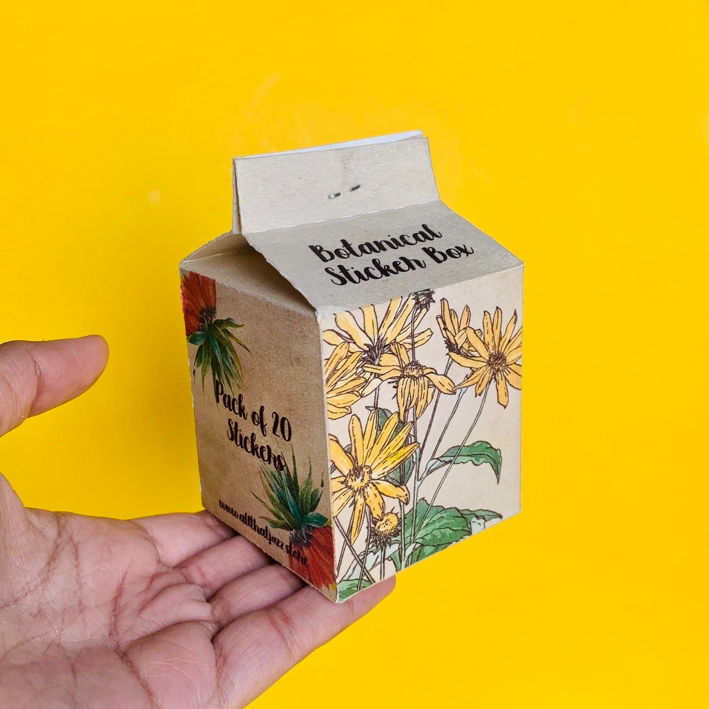 Floral Sticker Box