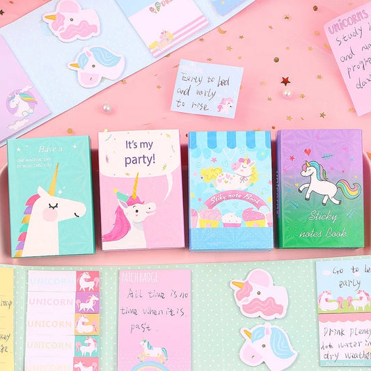 Unicorn sticky note book