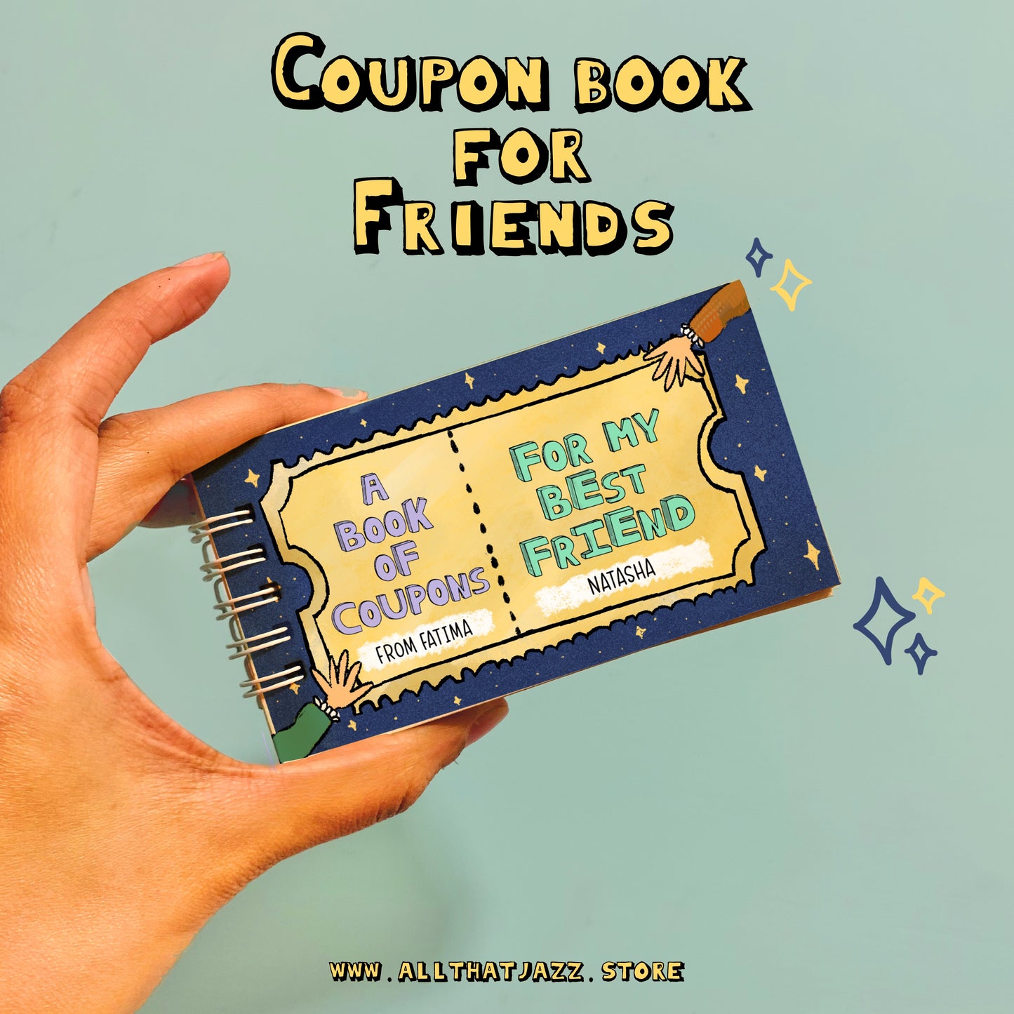 Coupon book for Friends