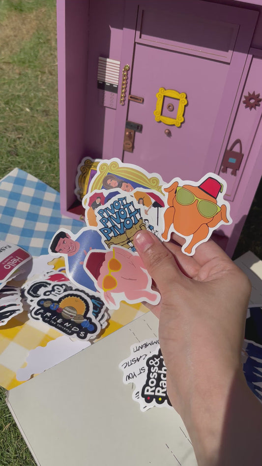 50pcs Vinyl FRIENDS Stickers